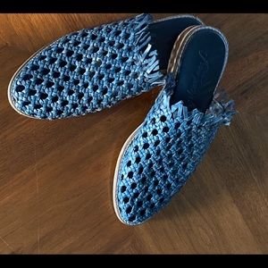 Free People woven mules